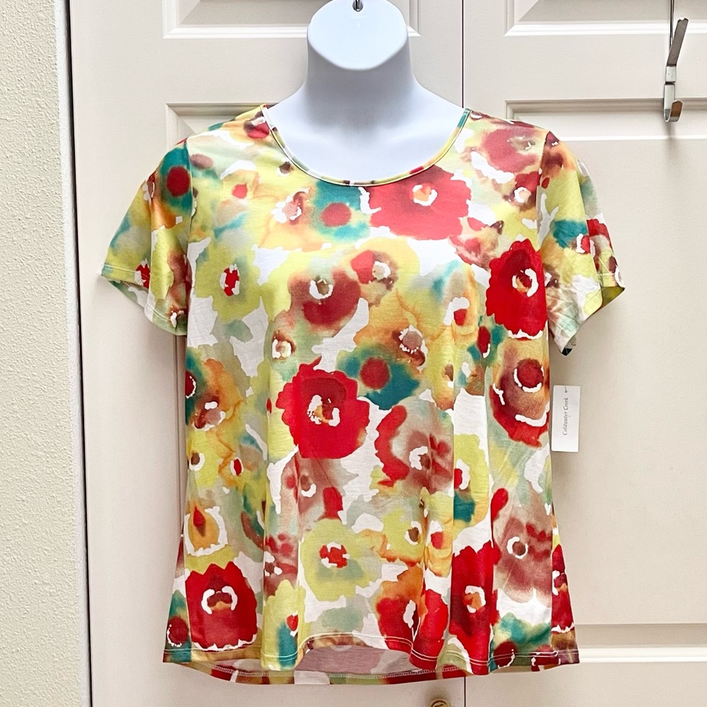BNWT Coldwater Creek Matisse Art Tee shirt